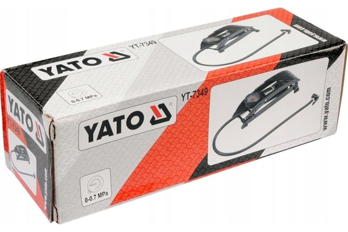  насос с манометром YATO YT-7349 - выгодная цена, отзывы .