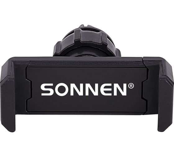 Держатель для телефона в авто SONNEN на решетку вентиляции, зажим до 85 мм, вращение 360 354922
