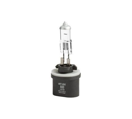 Галогеновая лампа MTF Light Standart+30% H27 880, 12 В, 27 Вт, 540 Лм, 2900 К 50785