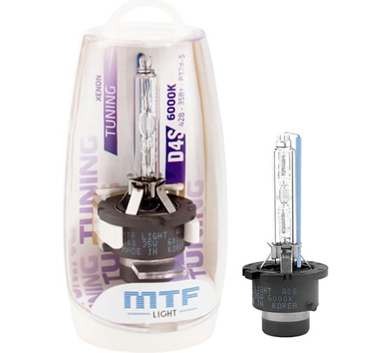 Ксеноновая лампа MTF Light TUNING D4S штатная, 42 В, 35 Вт, 6000 K ST 05287