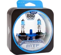 Галогеновая лампа MTF Light Vanadium H27 880, 12 В, 27 Вт, 540 Лм, 5000 К 40848