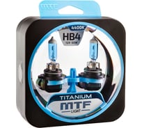 Галогеновая лампа MTF Light Titanium HВ4 9006, 12 В, 55 Вт, 1500 Лм, 4400 К 40845