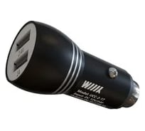Зарядное устройство Wiiix с двумя USB-портами, черный UCC-2-17-B