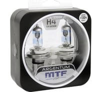 Галогеновая лампа MTF Light Argentum+130% Н4, 12Вт, 60Вт, 55Вт 55434 H3A1204
