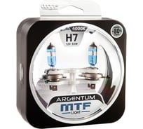 Галогеновая лампа MTF Light Argentum+80% H7, 12В, 55Вт, 1500 Лм, 4000К 40929 H8A1207