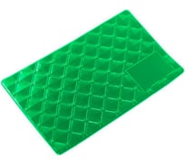 Липкий коврик Wiiix силиконовый, зеленый, квадратики SP-03GN