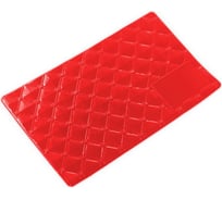 Липкий коврик Wiiix силиконовый, красный, квадратики SP-03R