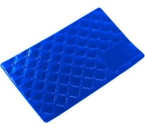 Липкий коврик Wiiix силиконовый, синий, квадратики SP-03BU
