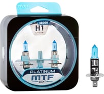Галогеновая лампа MTF Light Platinium H1, 12 В, 55 Вт, 1550 Лм, 3800 К 50750
