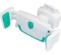 Держатель для телефона/смартфона Wiiix на вентиляцию, белый/зеленый HT-35V-WGn