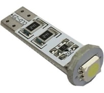 Светодиод Nord-Yada T10 BM 1SMDx3chips (size 5050) W5W 12V (W2,1x9,5d) белый TM NORD YADA (2 шт в 1 упаковке) 902652