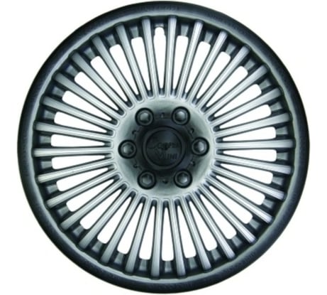 Колпаки LION МИНИ-КУПЕР 14, серебристо-черный, 2 шт. LW1412