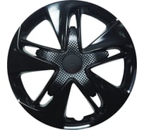 Колпаки LION СУПЕР АСТРА 16, черный глянец, карбон, 2 шт. LW1612