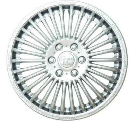 Колпаки LION МИНИ-КУПЕР 15, серебристый, 2 шт. LW1511