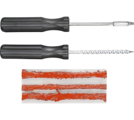 Ремкомплект для б/к шин Airline прямые ручки, (клей, шило для жгута, шило спиральное, жгуты 3 шт.) ATRK27