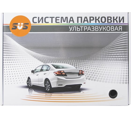 Парковочный радар SVS LED-088 4 датчика NEW Чёрный 0380086000