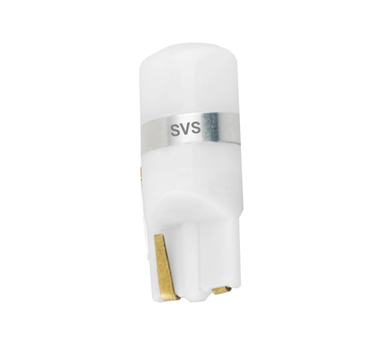 Светодиодные автолампы SVS W5W/T10, 12 В, 0.8 Вт, 6000 K, 85 Лм, Chip 3030, 1SMD, биполярные 0240433005