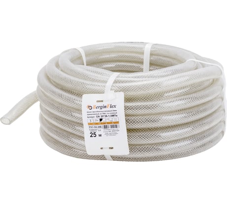 Шланг ПВХ маслобензостойкий/прозрачный (20х26мм; 10 атм.; 25 м) Berginflex PVC-OA-20B