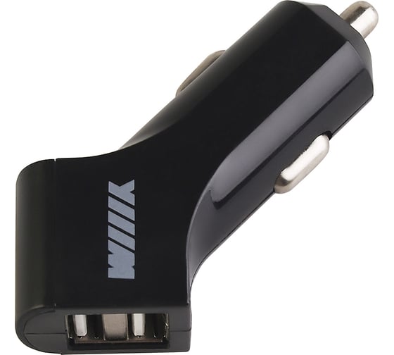 Универсальное зарядное устройство Wiiix с двумя USB-портами UCC-2-14 1