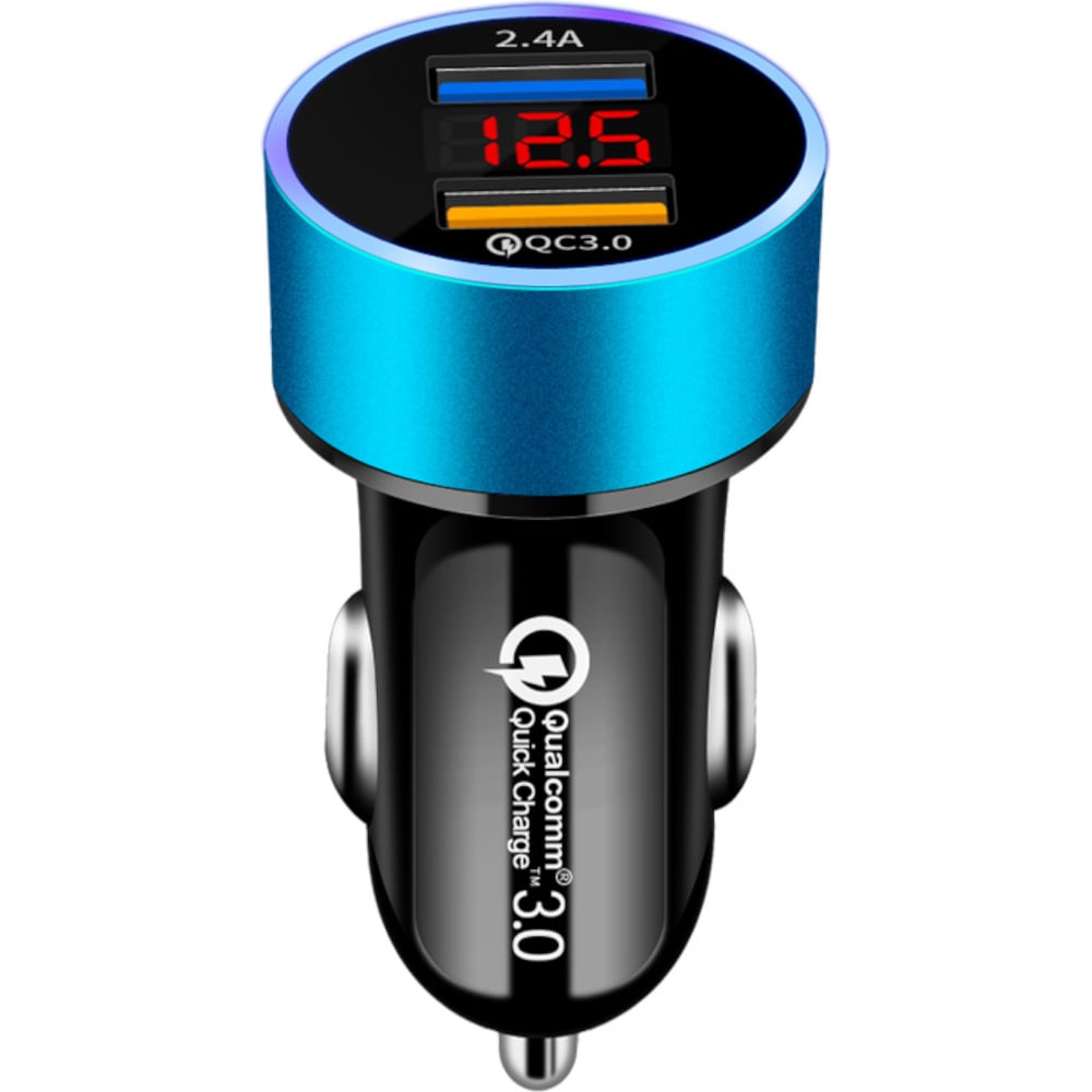 Зарядное устройство в автомобиль Wiiix с вольтметром/амперметром ...