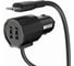 Зарядное устройство в автомобиль Wiiix 2.4+2.4 А, кабель Lightning CH-U2-11 2