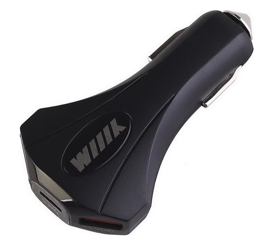 Зарядное устройство Wiiix с тремя USB-портами, черное UCC-3-6-QC3-UTC-B 1