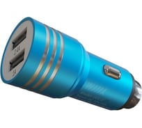 Зарядное устройство Wiiix с двумя USB-портами, синий UCC-2-24-BL