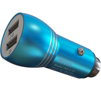 Зарядное устройство Wiiix с двумя USB-портами, синий UCC-2-17-BLUE