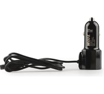 Зарядное устройство в автомобиль Wiiix 2.4+2.4 А, кабель микро-USB CH-U2-10
