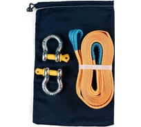 Динамический буксировочный трос КанТраст (рывковый) 7 т 8 м скоба-скоба в сумке tb708000shS