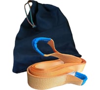 Динамический буксировочный трос КанТраст (рывковый) 7 т 15 м, два мягких шакла, сумка tb7015000SS