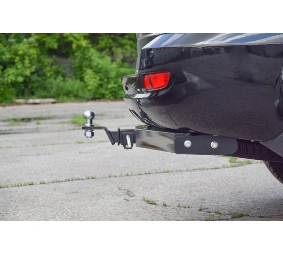 Фаркоп ТСУ со съемным квадратом и нержавеющей накладкой для HAVAL H5 2020/ DW Hover H3/H5 2010 PT Group HVH991101