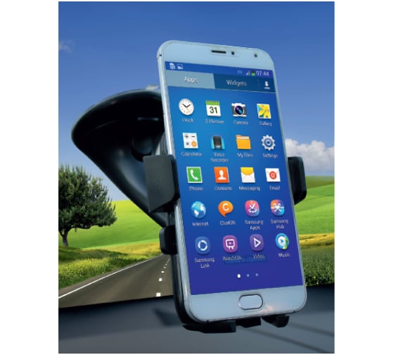 Держатель телефона AutoStandart "One-Touch" установка на стекло ширина 50-76мм 103324