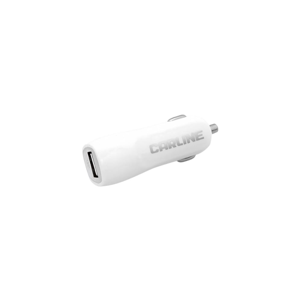 Адаптер в прикуриватель 1 USB (1000mA) 12/24В (белый) CARLINE