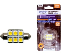 Светодиодная лампа MTF Light SV8.5, 36 мм, софитная, 12 В, 1 Вт, 100 лм, 5000 К 50700