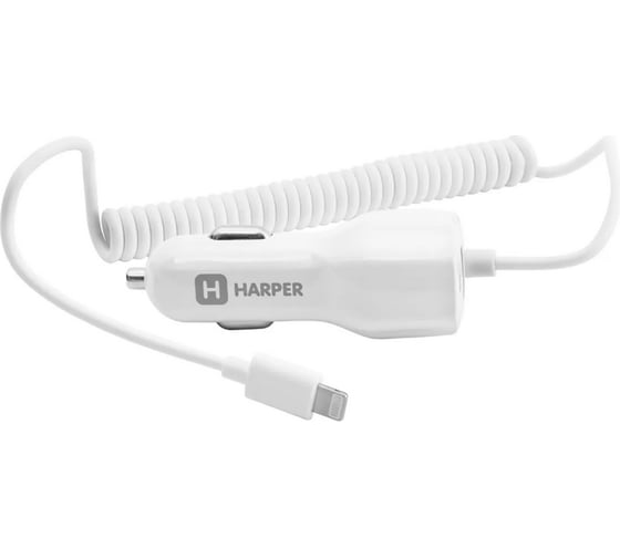 Автомобильное зарядное устройство HARPER CCH-3115 White lght cbl H00002156 1