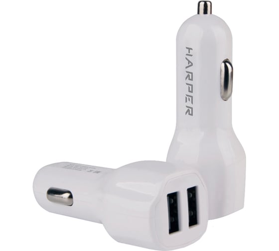 Автомобильное зарядное устройство HARPER CCH-6220 White H00001472