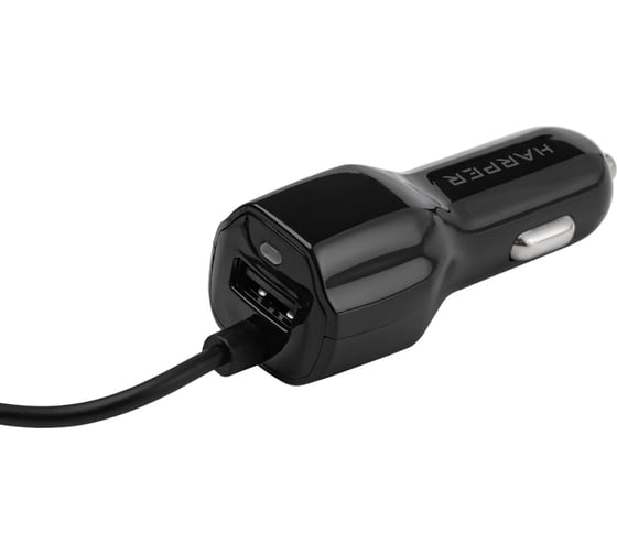 Автомобильное зарядное устройство HARPER CCH-3115 Black lght cbl H00002157
