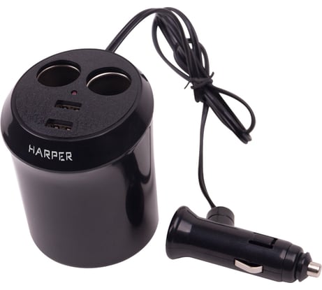Автомобильный разветвитель прикуривателя HARPER DP-186 H00001344