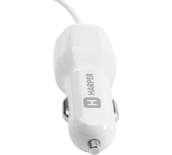 Автомобильное зарядное устройство HARPER CCH-3118 White tpc cbl H00002158