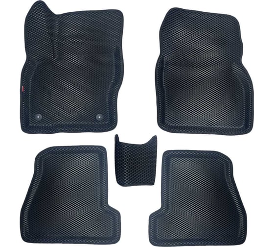 Коврики в салон L.Locker 3D EVA (ЭВА) с бортом Ford Focus III SD/HB/UN 10-19 EVAFDF3 1