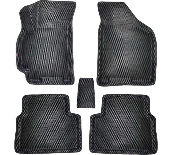 Коврики в салон L.Locker 3D EVA (ЭВА) с бортом Chevrolet Lacetti SD/HB/UN 04-14 / Daewoo Gentra 13- EVACHLAC
