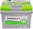 Автомобильная аккумуляторная батарея MONBAT PREMIUM 63 Ач, 600 А, обратная MP6360L20 1