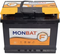 Автомобильная аккумуляторная батарея MONBAT FORMULA 65 АЧ 580 А прямая MF6558L21