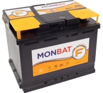 Автомобильная аккумуляторная батарея MONBAT FORMULA 60 Ач 600 А обратная MF6060L20
