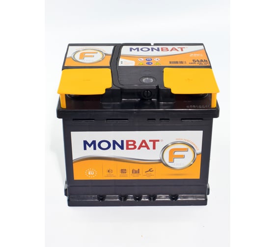 Автомобильная аккумуляторная батарея MONBAT FORMULA 54 Ач 480 А обратная MF5448L10