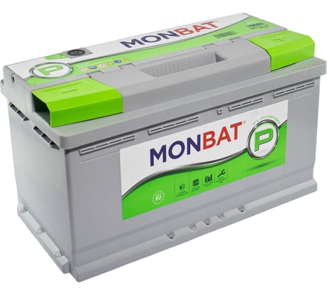 Автомобильная аккумуляторная батарея MONBAT PREMIUM 100 Ач 900 А обратная MP1090L50
