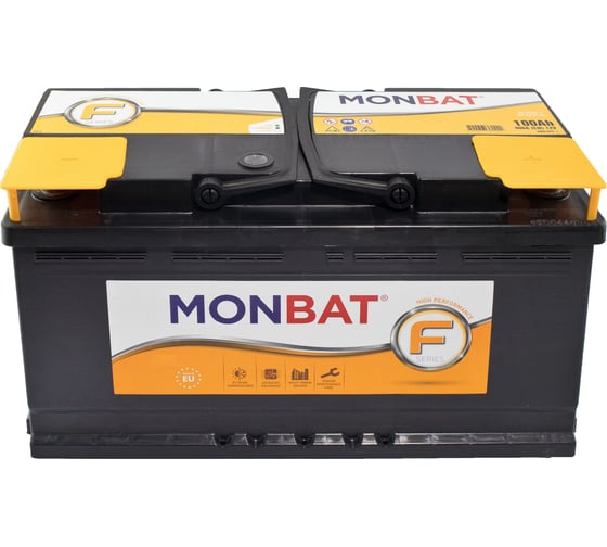 Автомобильная аккумуляторная батарея MONBAT FORMULA 100 Ач 840 А обратная MF1090L50