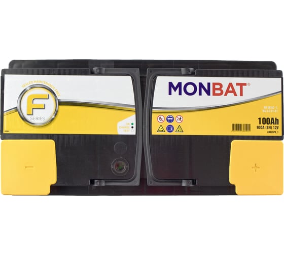 Автомобильная аккумуляторная батарея MONBAT FORMULA 100 Ач 840 А обратная MF1090L50