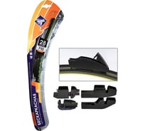 Щетка стеклоочистителя Nova Bright бескаркасная 710мм/28*, в блистере 44370